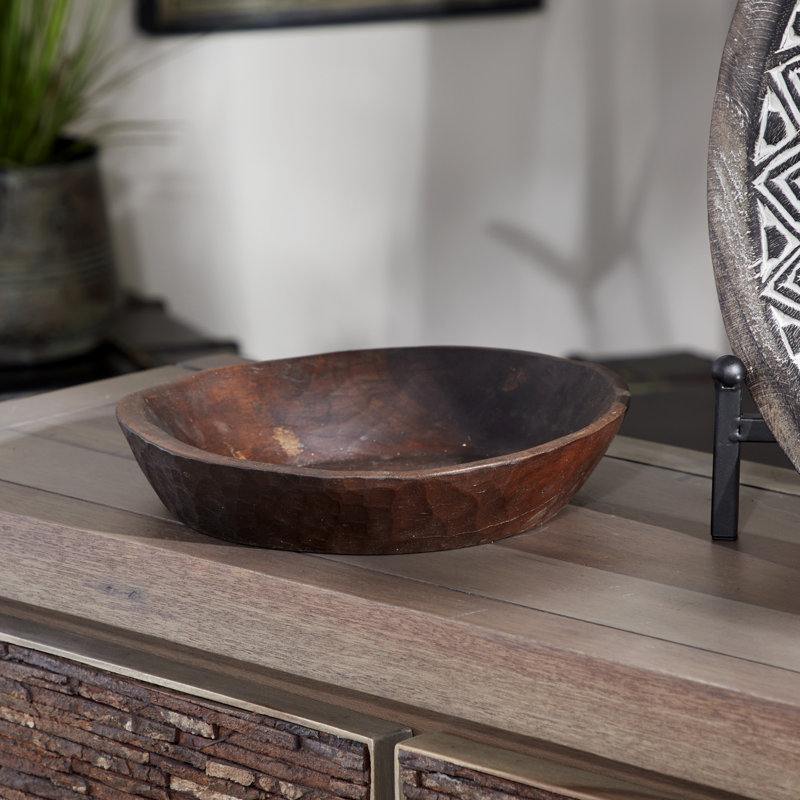 Bol décoratif en bois Arbaaz