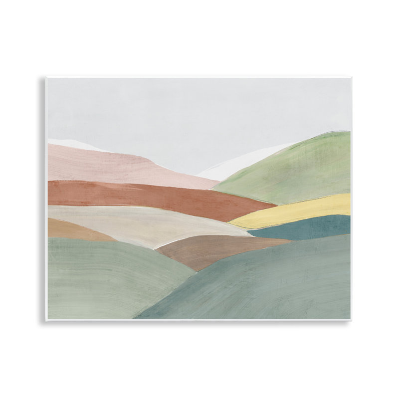 Plaque murale Subtle Rolling Hills, design par Ian C.