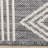 Rahman Collection Grey White Indoor/Outdoor Area Rug-1229134872