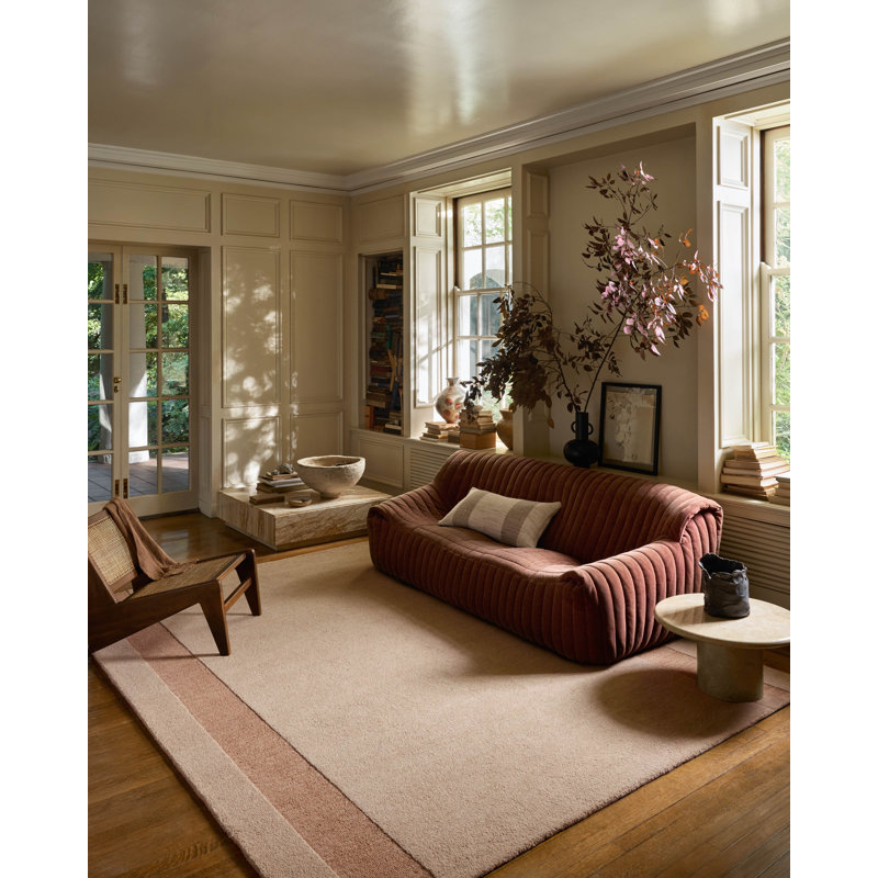 Tapis rosé / rose Leanne Ford x Loloi Craven, Tapis de couloir 2 pi 6 po x 9 pi 9 po
