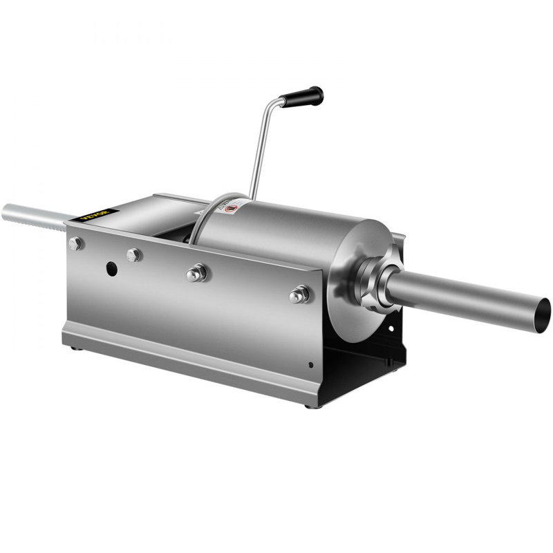 Machine à saucisse horizontale 3L / 7Lbs avec 5 buses de remplissage, H 8,60 po x l 16,90 po