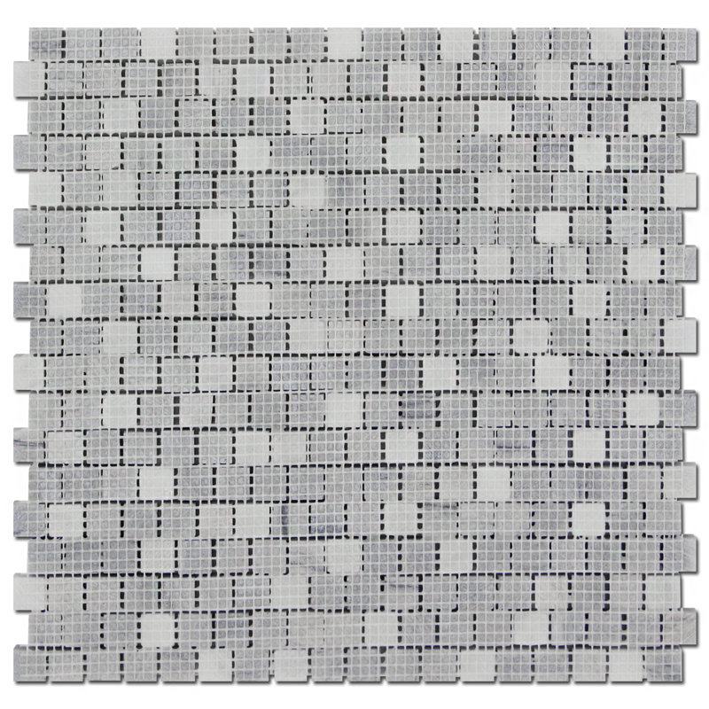 Adriatica 0.63" x 0.63" Marble Linear Mosaic Wall & Floor Tile, Tempesta Mare