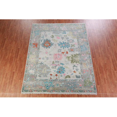 Floral Oushak Indian Area Rug 8x10