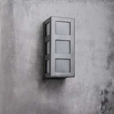 Applique murale d'extérieur en céramique Coan, ampoule DEL incluse