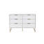 Brandonville 120 cm W Chest of 6 Drawers