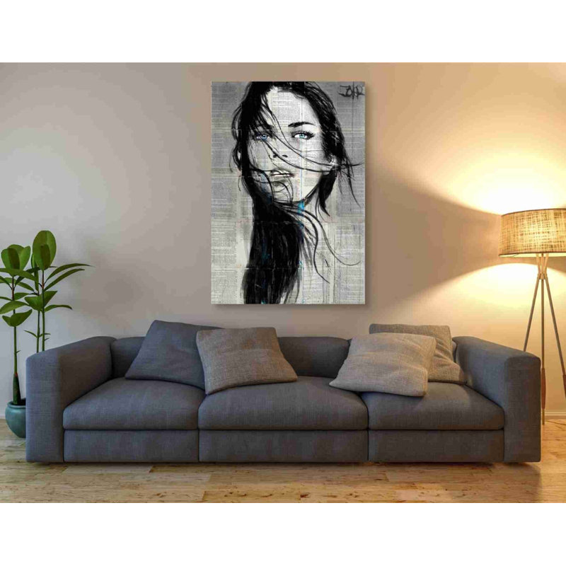 «Apache» par Loui Jover, art mural sur toile, H 60 po x l 40 po x P 1,5 po