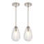 Luminaire suspendu moderne en verre 1 lumière, luminaire suspendu réglable pour îlot de cuisine, salle à manger et entrée-446866207