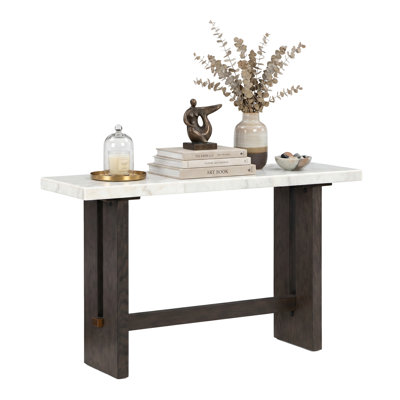 Reylan 47.25'' Glass Top Console Table