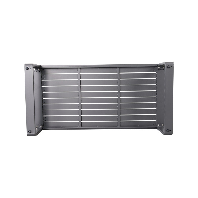 Grey Cushioned Aluminium & Rectangular Coffee Table Jm 9017. Modern Furniture Ensemble And Fashionable