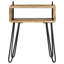 Reyes 40cm W Metal Bedside Table