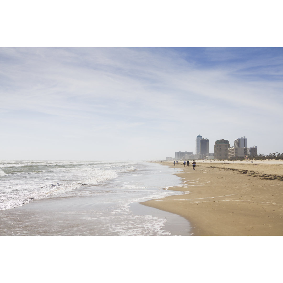 Der Strand von South Padre Island von YinYang - Kunstdrucke ohne Rahmen auf Leinwand