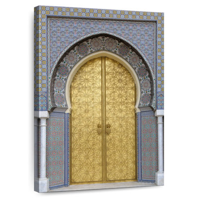 Porte de style marocain
