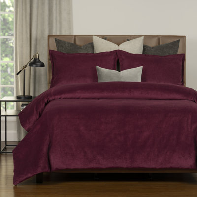 Velvet Channel Duvet Cover & Insert