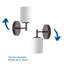 Éclairage de meuble-lavabo à intensité variable Steelville-2002613592
