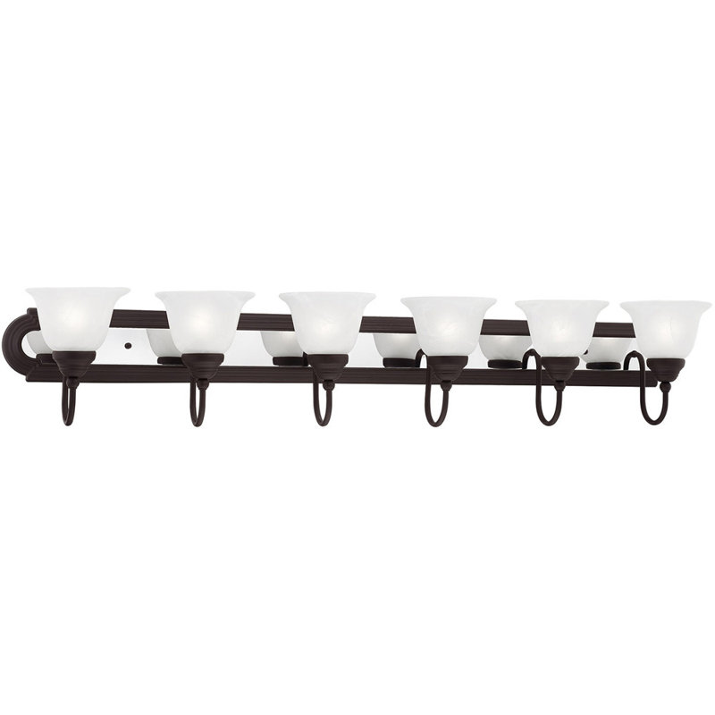 6 - Light Vanity Light, Bronze/Chrome