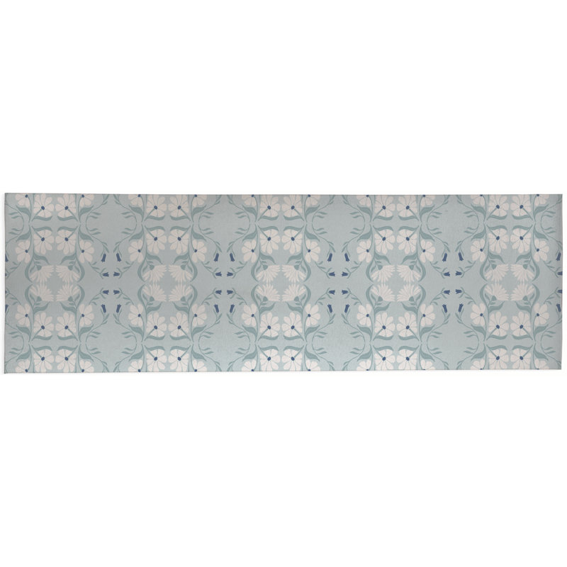 Groovy Flowers Area Rug, Runner 2'6" x 8'