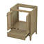 Base de meuble-lavabo simple seulement