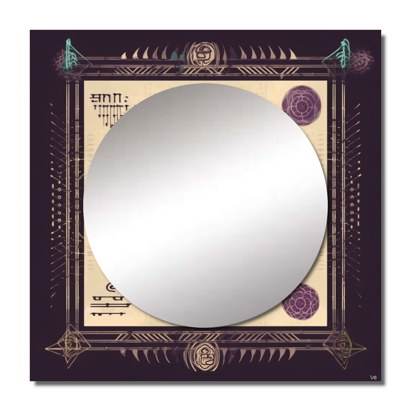 Art mural en miroir Lexius, 23 po x 23 po