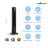 Homevision Technology Ecohouzng 40.94'' Oscillating Tower Fan