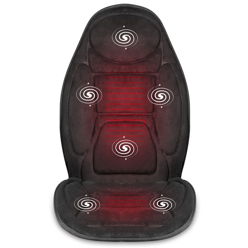 Coussin de siège Snailax Vibration Massage avec chaleur (noir), SL-262PB