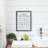 Framed Laundry Symbols Guide Wood Wall Sign