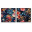 Sprimont - Ensemble de 2 collages floraux et botaniques carrés-101861661-101861664