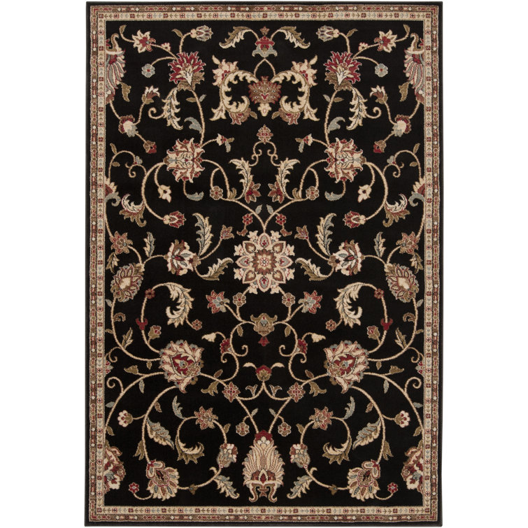 Tapis noir / brun Feagin
