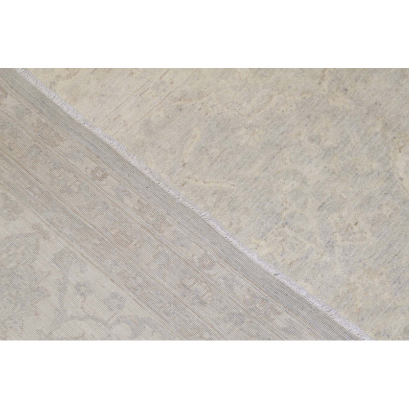 Ziegler Hand-Knotted High-Quality Gray/Beige Area Rug