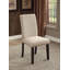 Chaise d'appoint en lin Gerburg