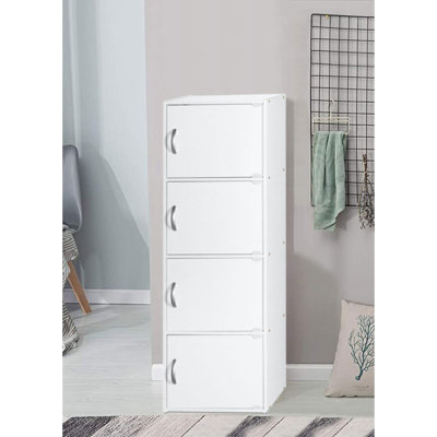 Armoire de rangement à 4 tablettes 