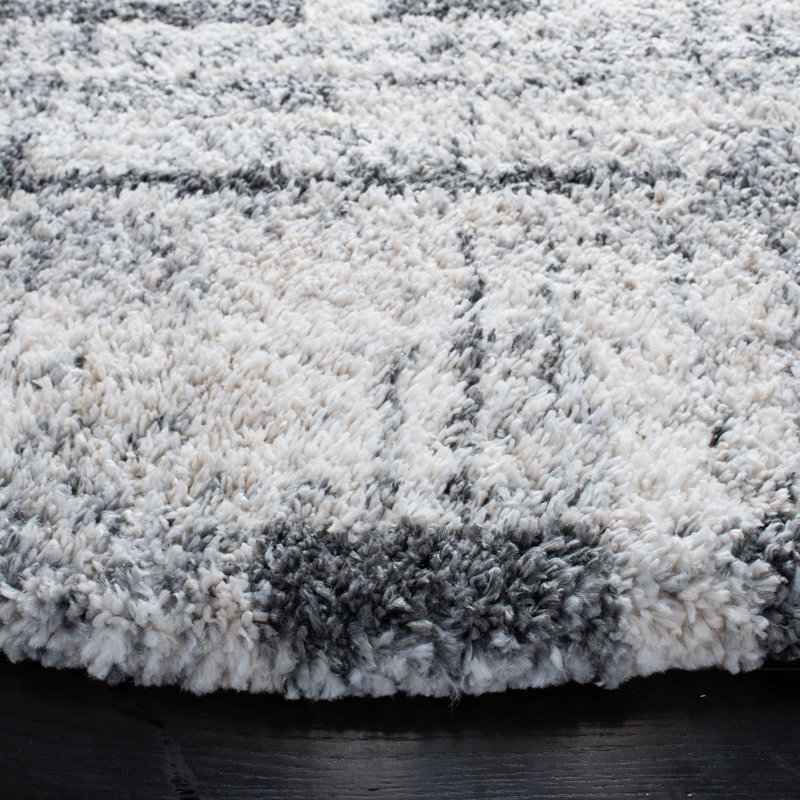 Kaylum 800 Performance Abstract Rug, Round 6'7"