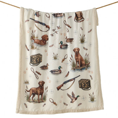 Jeté en polaire Sherpa Campfire