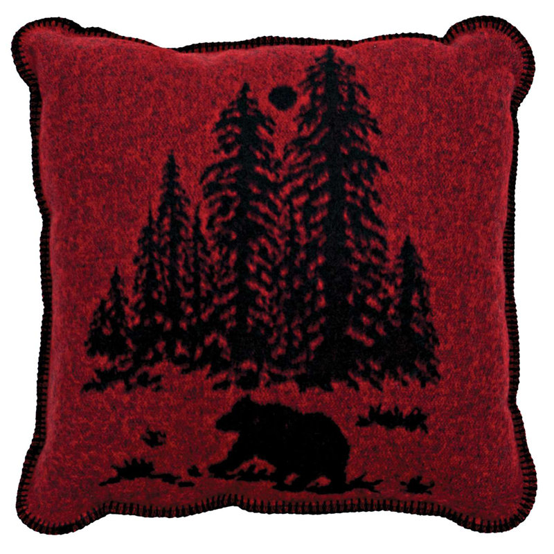Wooded River Bear - Decor Pillow - 20x20