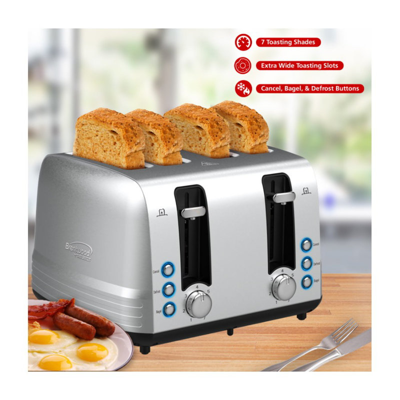 Brentwood 4-Slice Toaster