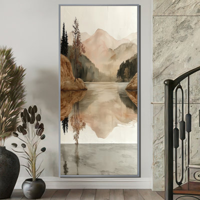 Gimondo The Valley Of Autumn Of Lakeside Mountains - Mountains Wall Art