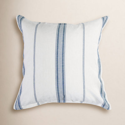 Brooke Blue Stripe Cotton Blend Sham
