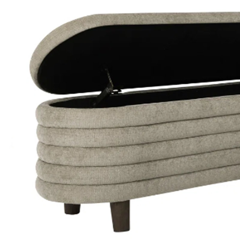Banc de rangement pour vêtements, H 17,72 po x l 39,37 po x P 17,72 po