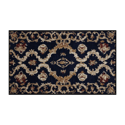 Tapis gris lavable à la machine