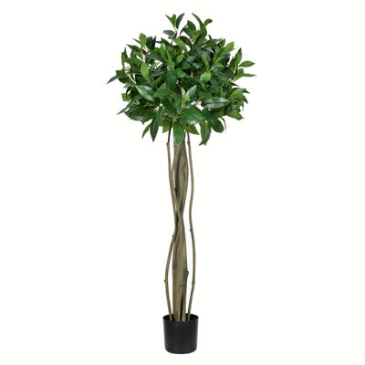 Arbre à feuilles de laurier artificiel