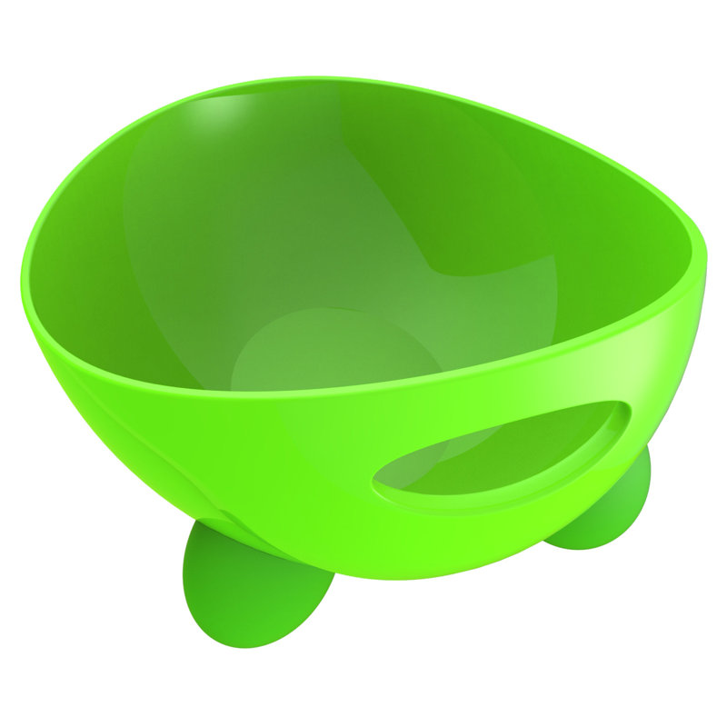 Pet Life 'Modero' Dishwasher Safe Modern Tilted Dog Bowl, Green