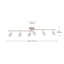 Spence 46.25'' 6 -Light Swing Arm Track Track Kit with Dimmable and Adjustable Head