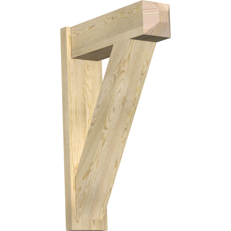Artisan traditionnel en bois rustique, P 26 po x H 38 po, Sapin Douglas de 8 po (sciage brut)
