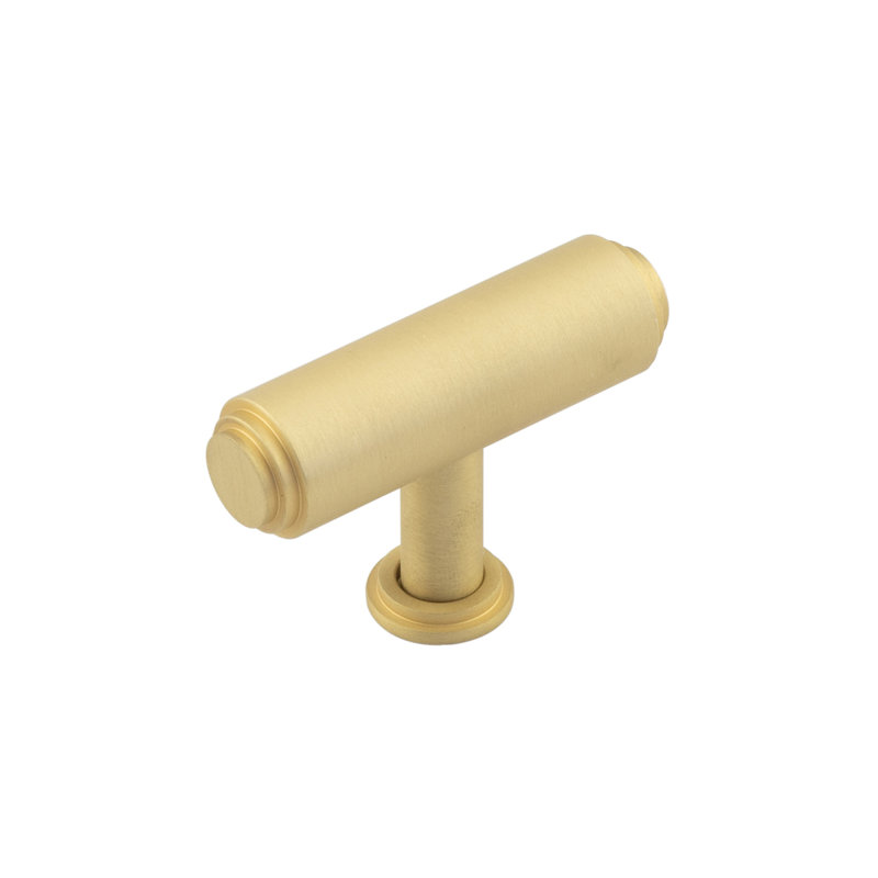 Belgrave 60mm Length Bar Knob, Satin Brass