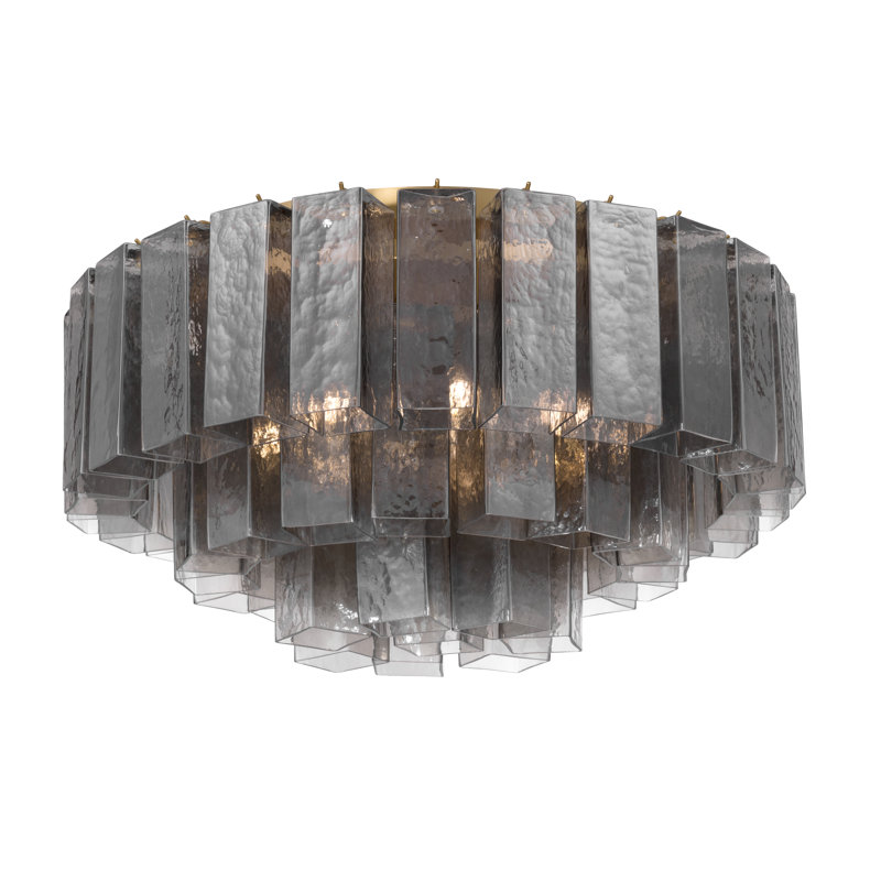 Plafonnier encastré 7 lumières Torvento, Noir