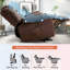 Fauteuil inclinable électrique en cuir avec port USB et porte-gobelet Power Lift-145867457