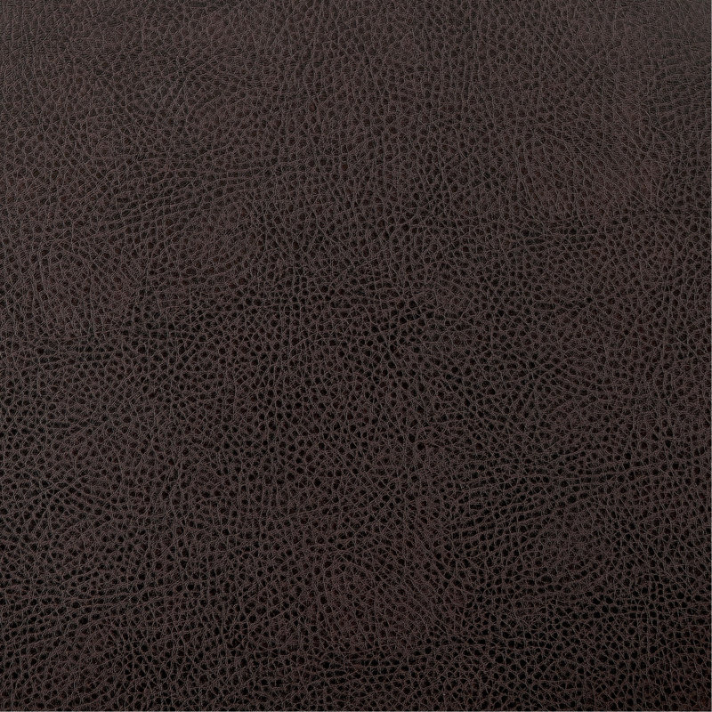 Tabouret de bar ou de comptoir pivotant au fini moka avec similicuir brun
