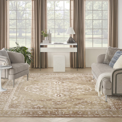 Tapis multicolore lavable à la machine Bungalow Rose Newfields