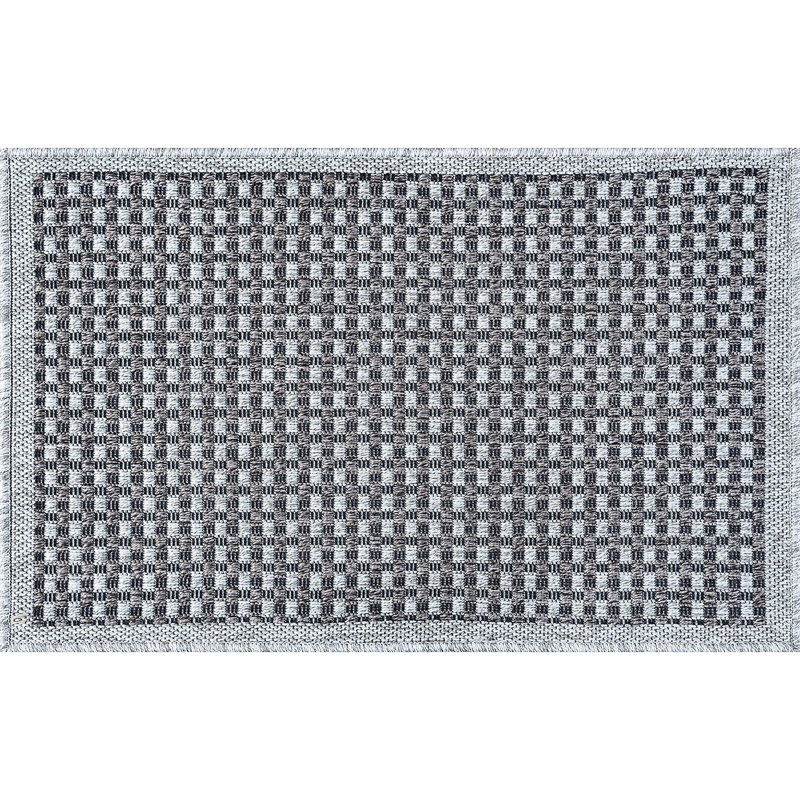 Tapis intérieur / extérieur gris clair Mondamin, Rectangle 2 pi x 3 pi