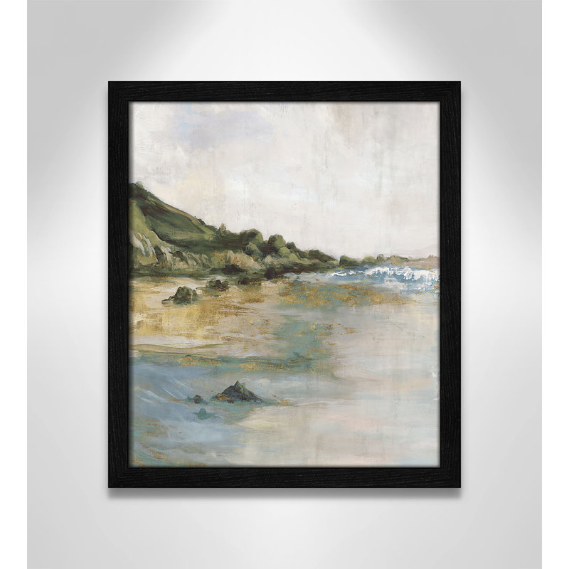 Impression «Tide’s Edge» par Casa Fine Arts, Impression encadrée noire sans passe-partout, H 15 po x l 13 po x P 0,75 po