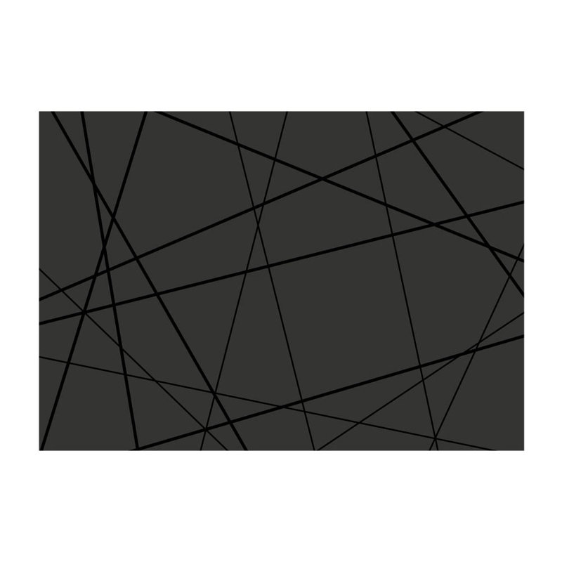 Ammirato Abstract Wall Mural, Gray, 110" L x 157" W